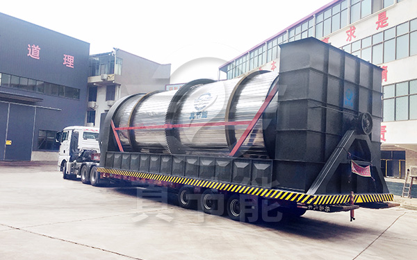 三筒活性污泥烘干機運輸發貨現場 三筒活性污泥烘干機運輸發貨現場